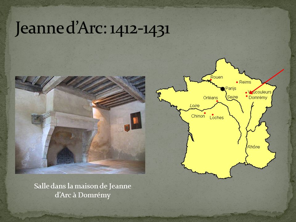 Salle dans la maison de Jeanne d’Arc à Domrémy