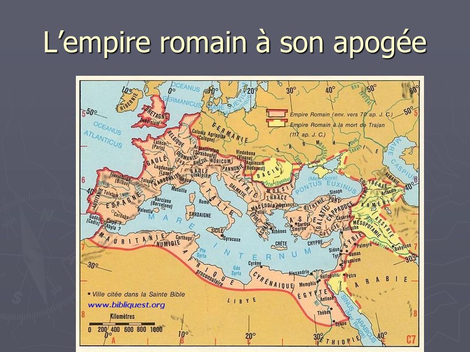 L’empire romain à son apogée