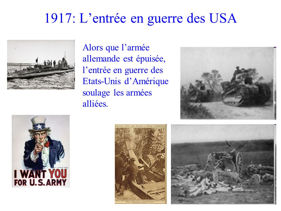 1917: L’entrée en guerre des USA