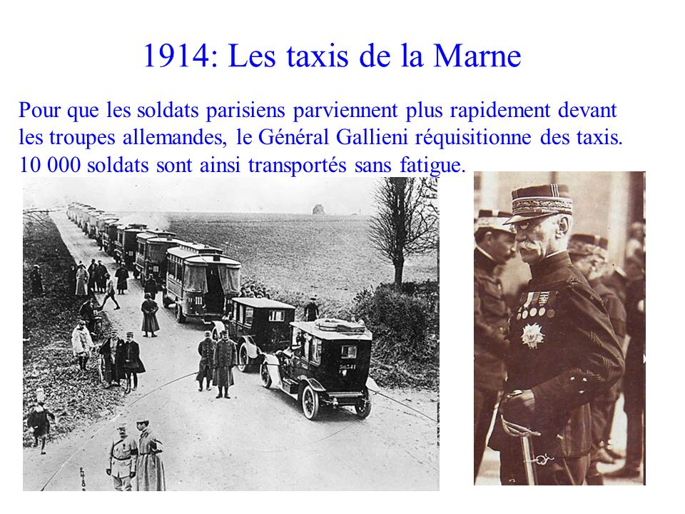 1914: Les taxis de la Marne
