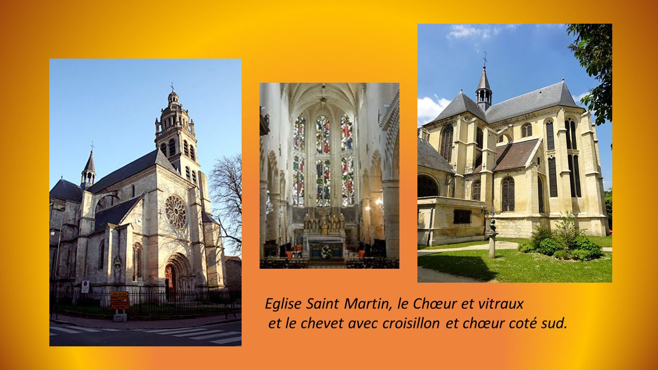 Eglise Saint Martin, le Chœur et vitraux