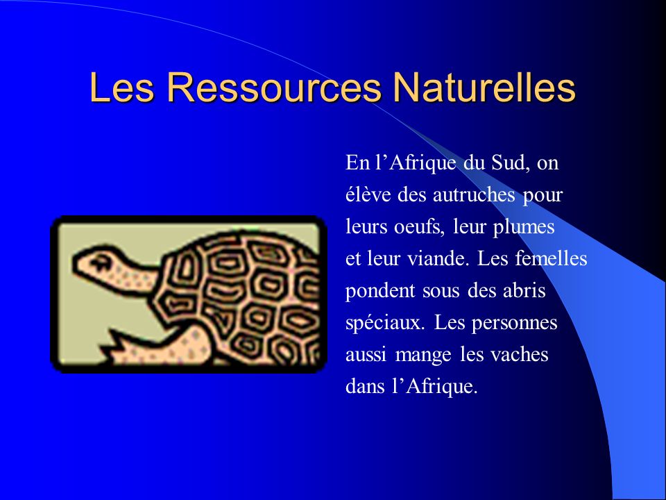 Les Ressources Naturelles