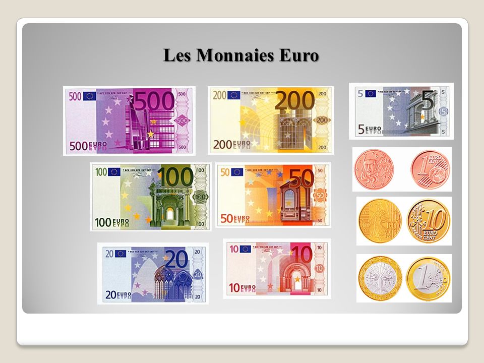 Les Monnaies Euro