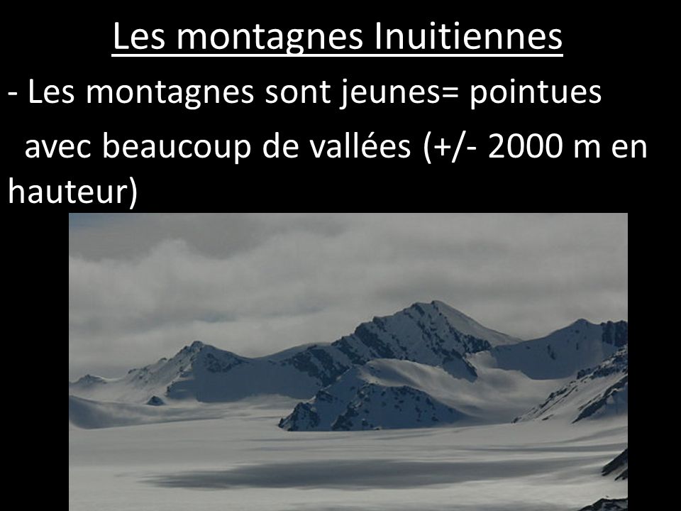 Les montagnes Inuitiennes