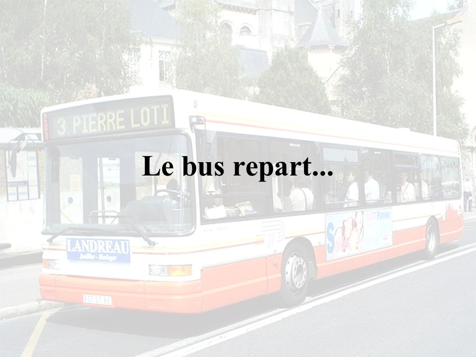 Le bus repart...