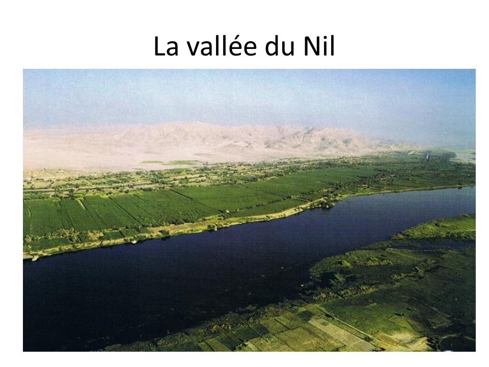 La vallée du Nil