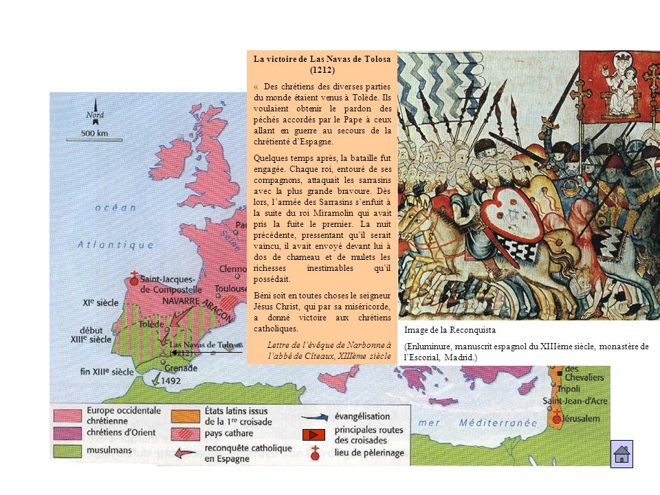 La victoire de Las Navas de Tolosa (1212)