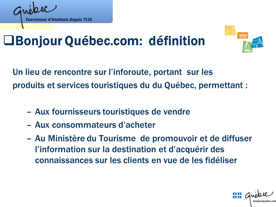 Bonjour Québec.com: définition