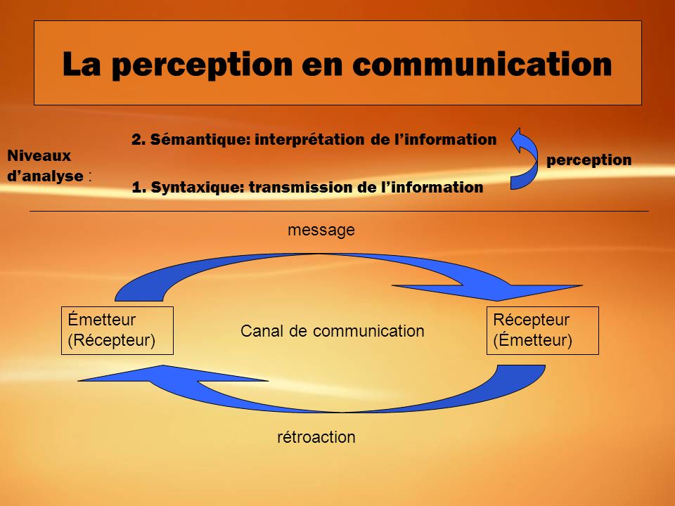 La perception en communication