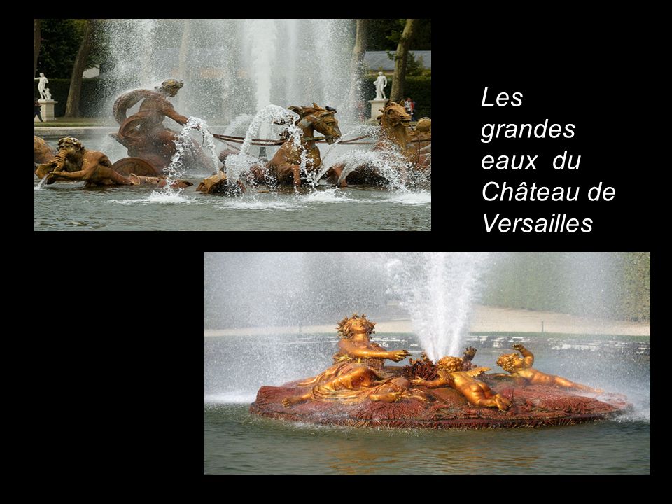 Les grandes eaux du Château de Versailles