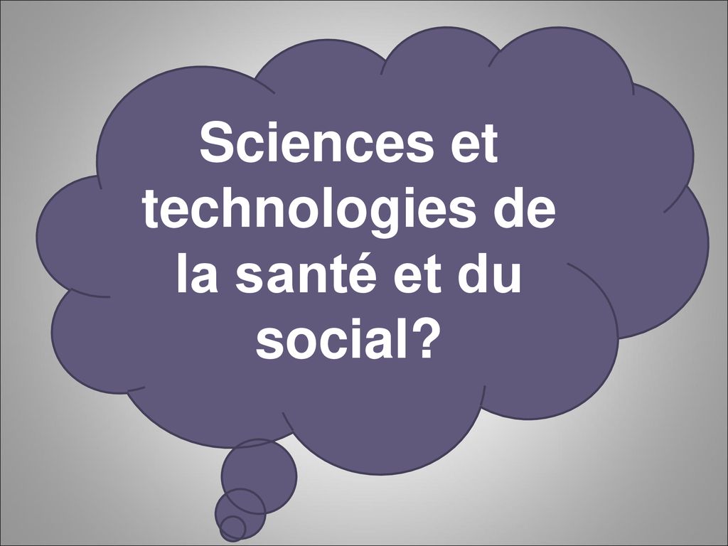 Sciences et technologies de la santé et du social