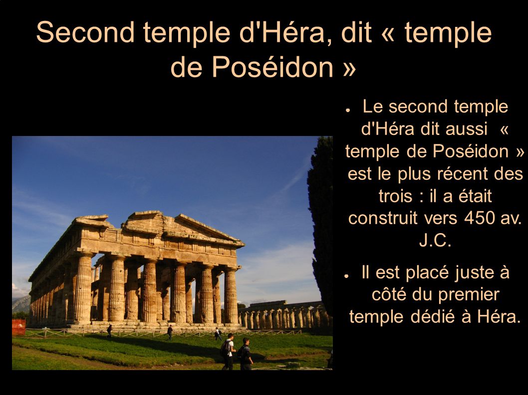 Second temple d Héra, dit « temple de Poséidon »