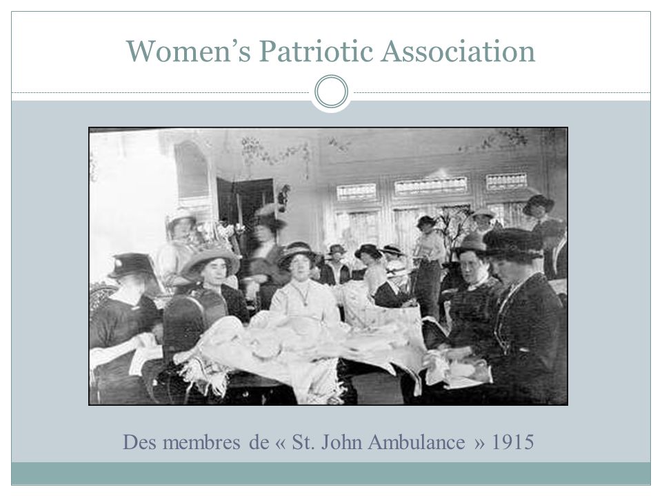 Women’s Patriotic Association