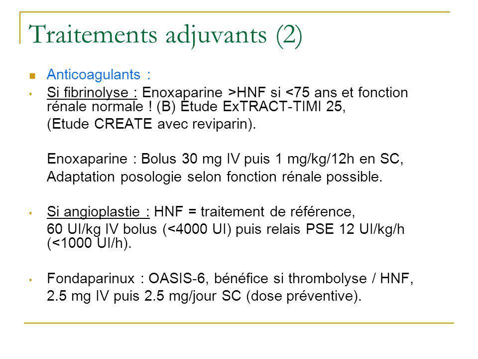 Traitements adjuvants (2)