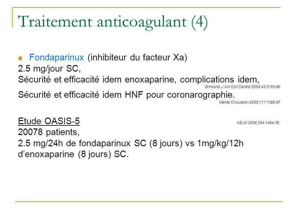 Traitement anticoagulant (4)