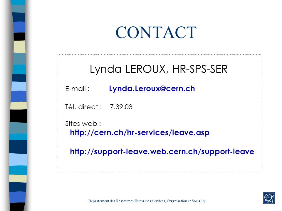 Lynda LEROUX, HR-SPS-SER