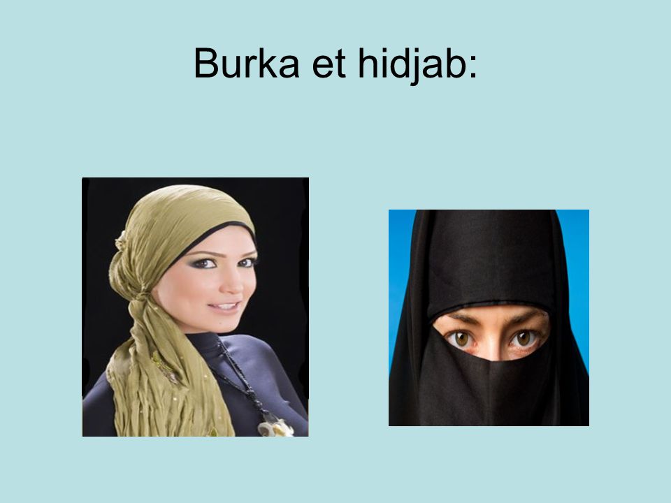 Burka et hidjab: