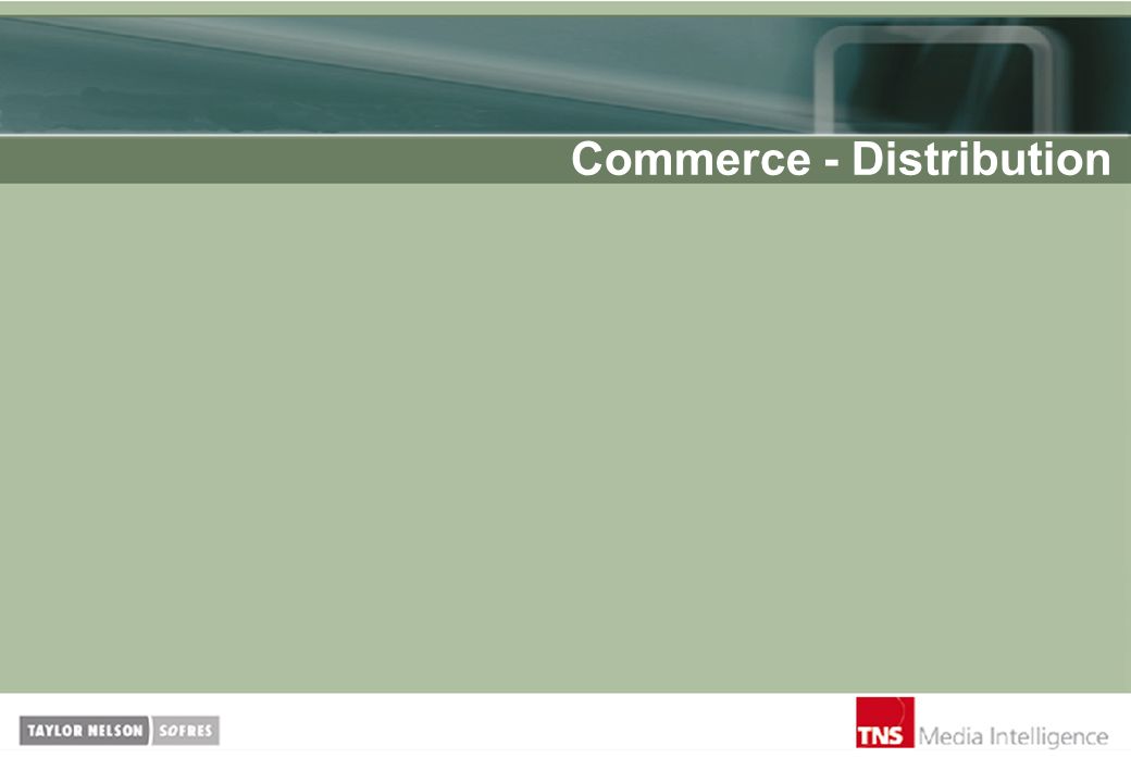 Commerce - Distribution