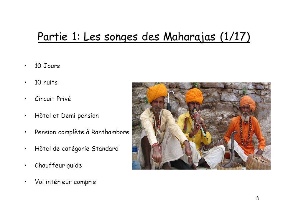 Partie 1: Les songes des Maharajas (1/17)