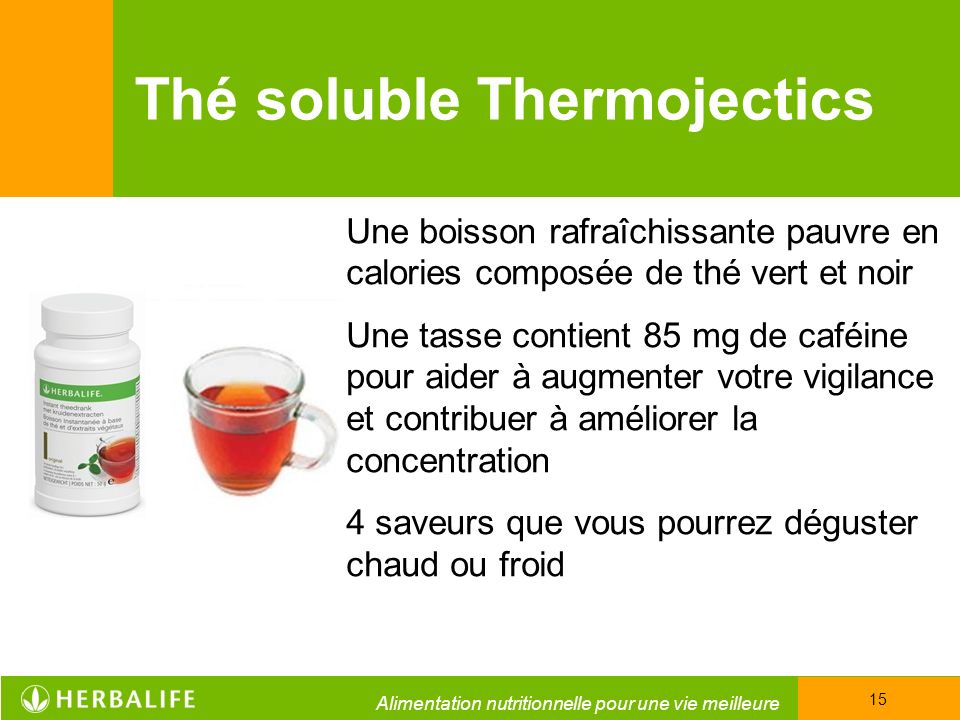 Thé soluble Thermojectics
