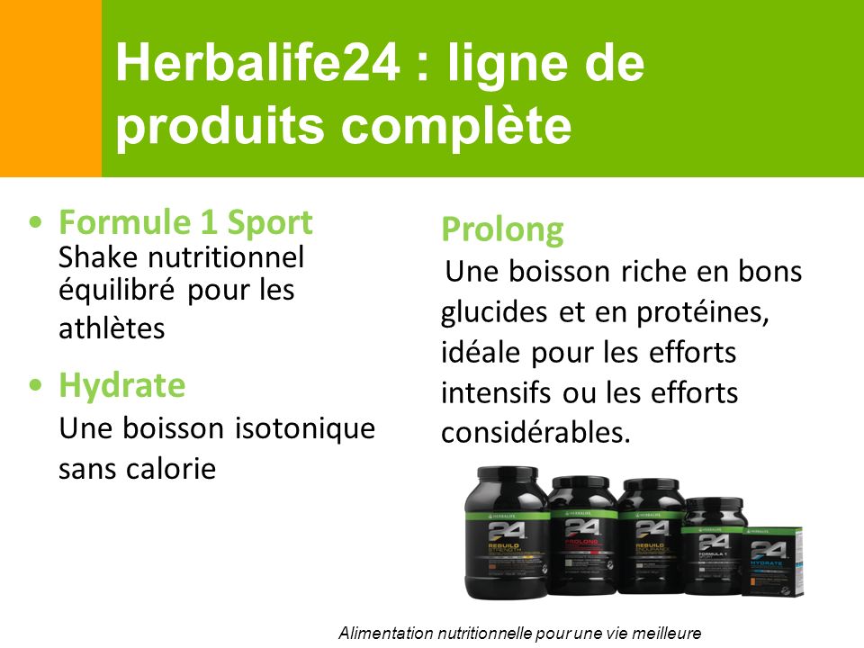 Herbalife24 : ligne de produits complète