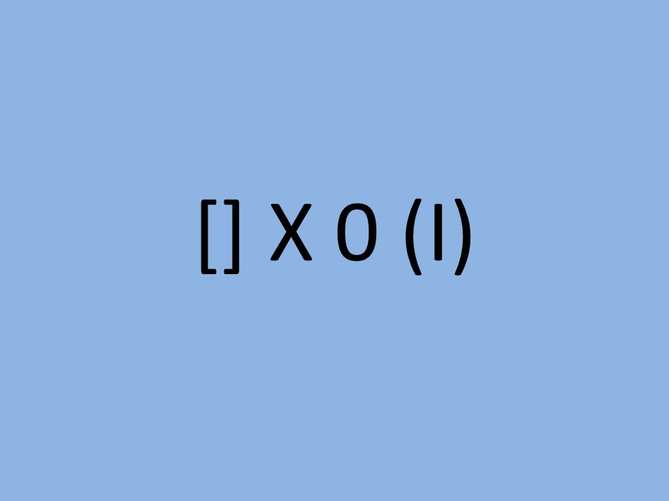 [] X 0 (I)