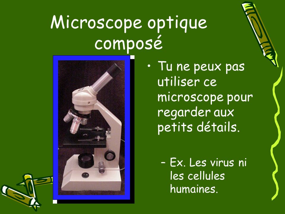 Microscope optique composé