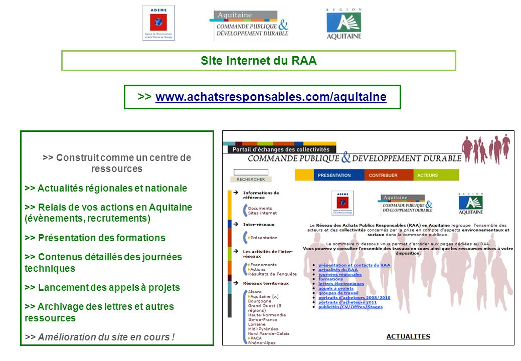Site Internet du RAA >>