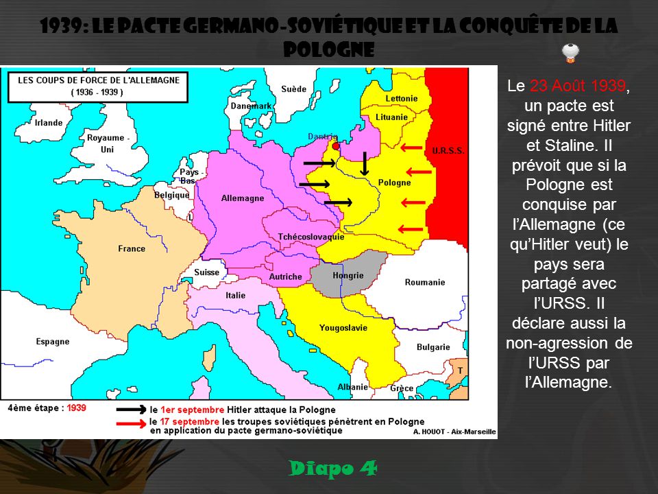 1939: le pacte germano-soviétique et la conquête de la Pologne