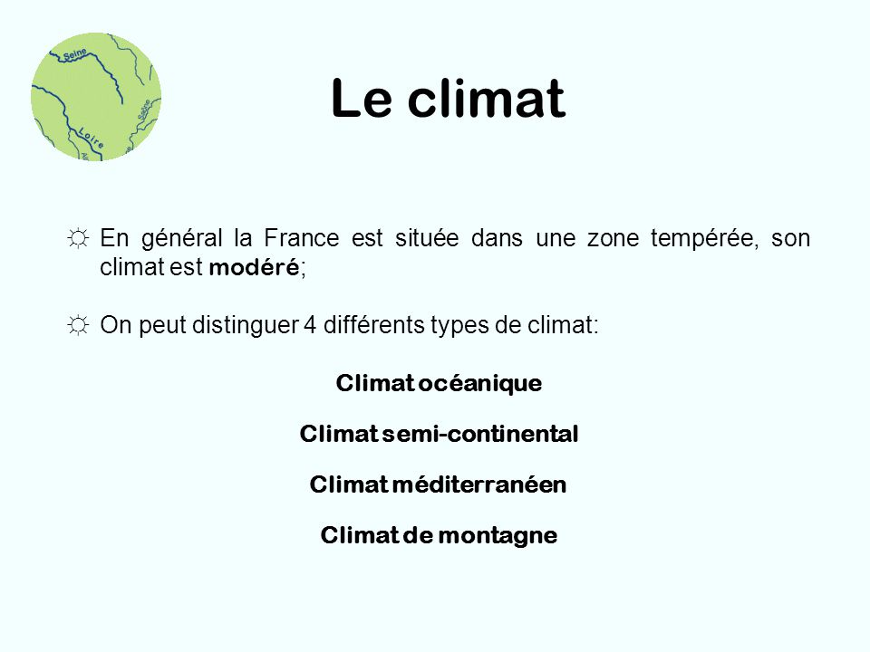 Climat semi-continental