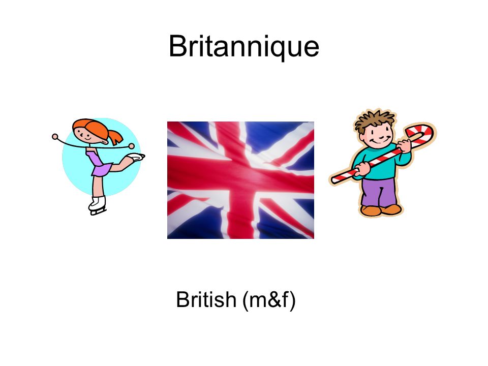 Britannique British (m&f)
