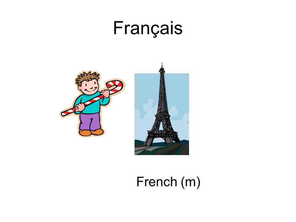 Français French (m)