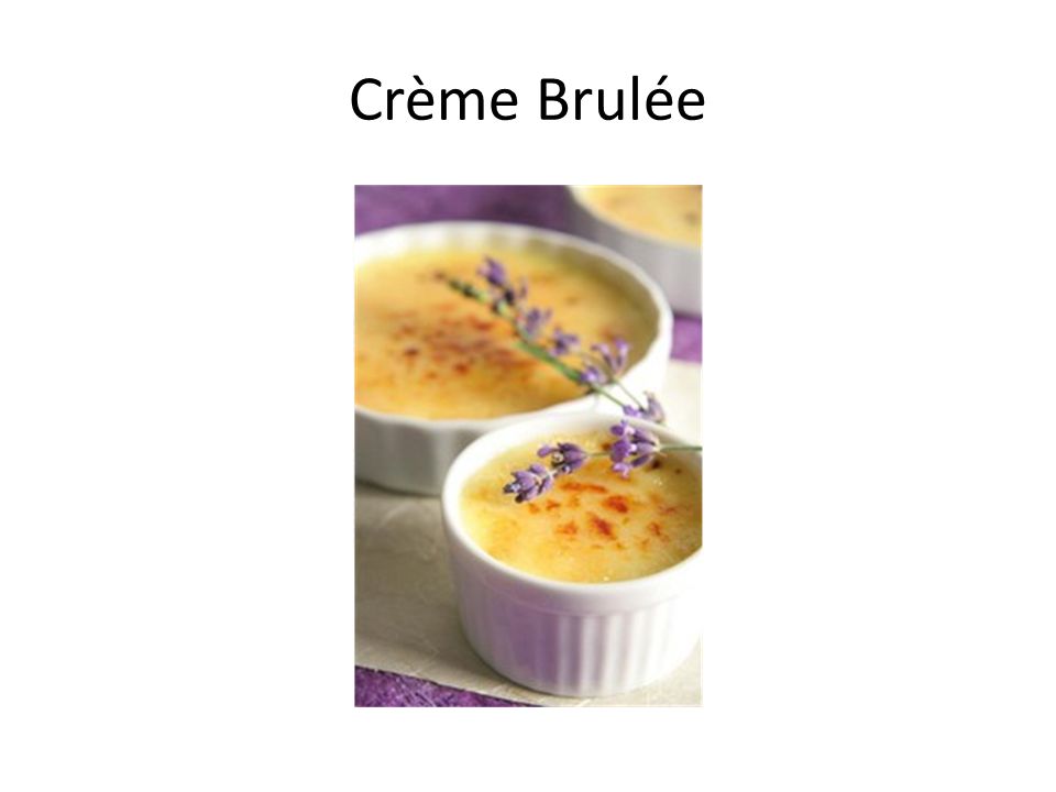 Crème Brulée