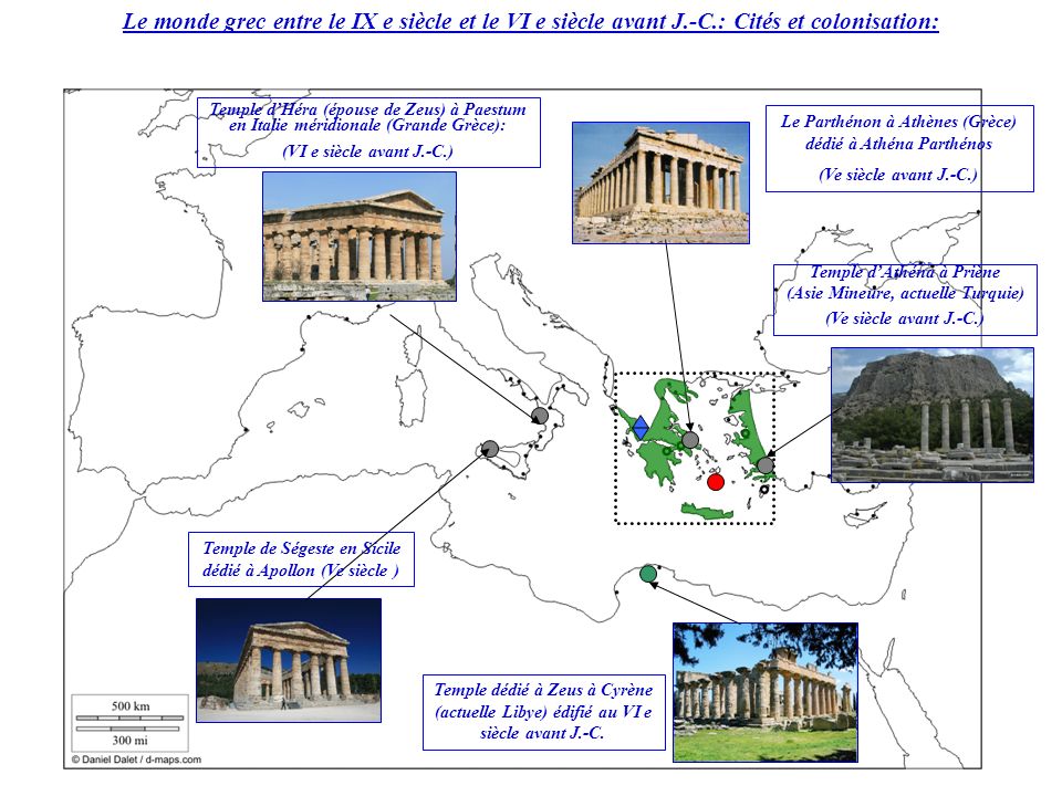 Le monde grec entre le IX e siècle et le VI e siècle avant J. -C