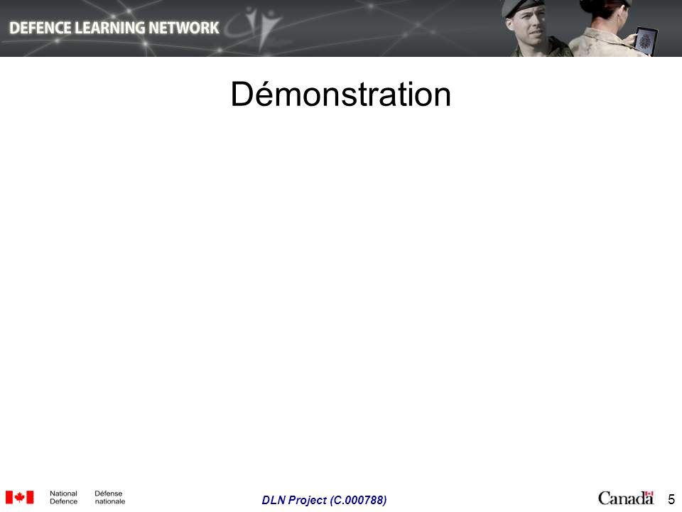 Démonstration DLN Project (C )