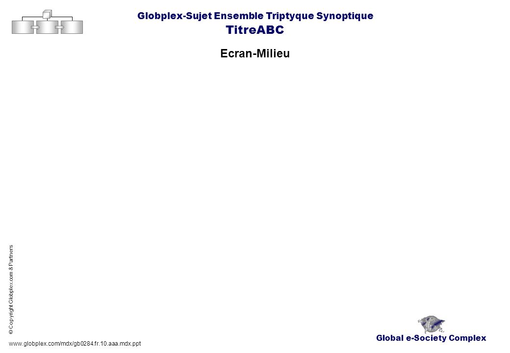 TitreABC Ecran-Milieu Globplex-Sujet Ensemble Triptyque Synoptique