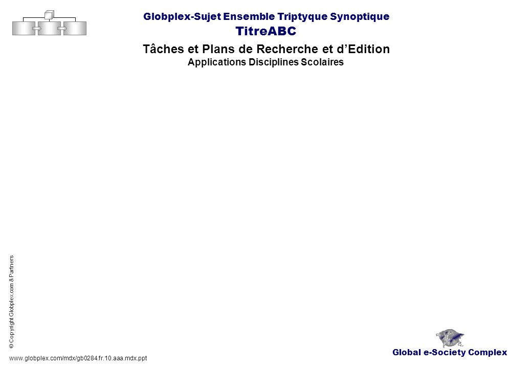 Globplex-Sujet Ensemble Triptyque Synoptique