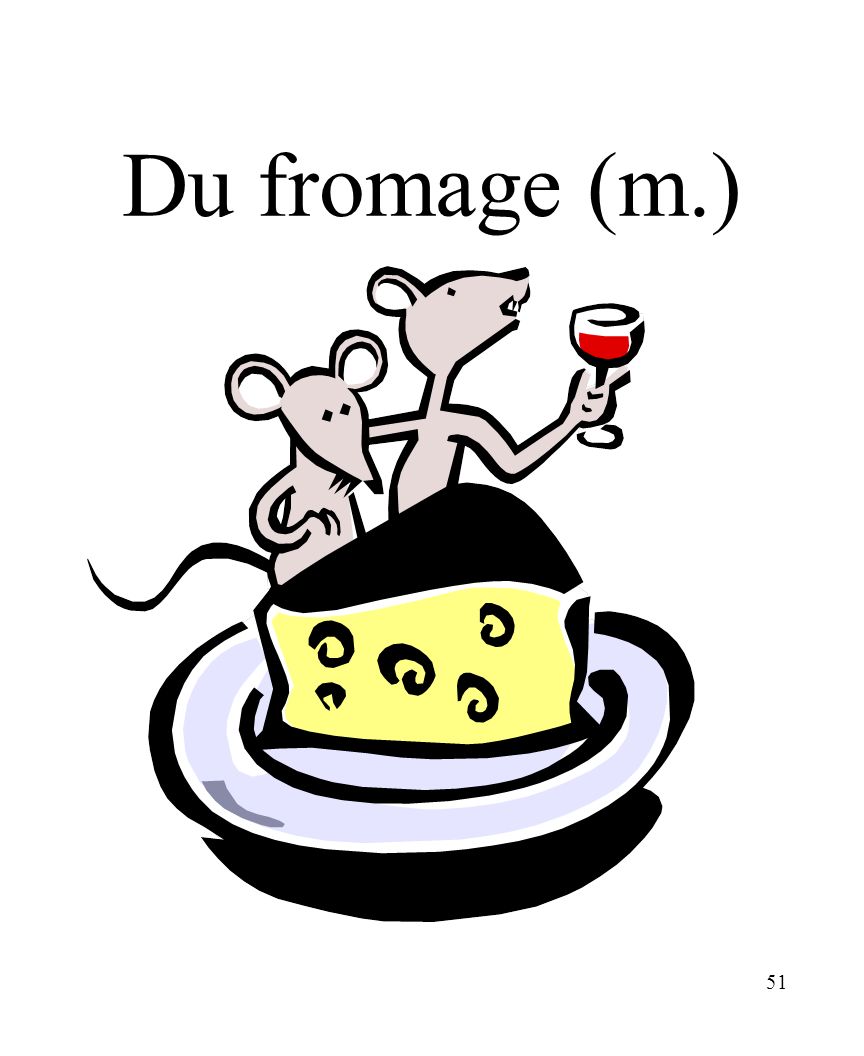 CHAPITRE 8 LES ALIMENTS 3/25/2017 Du fromage (m.) Madame Craven
