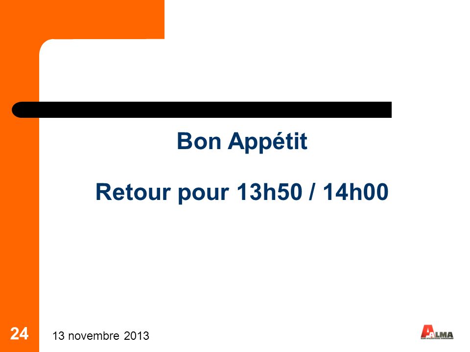 Bon Appétit Retour pour 13h50 / 14h00