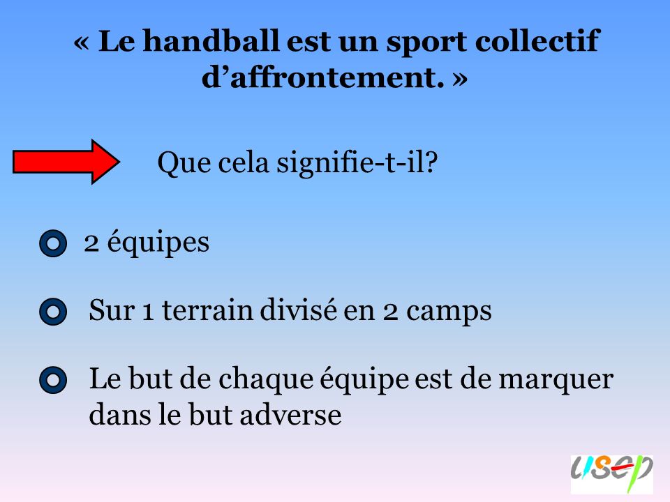 « Le handball est un sport collectif d’affrontement. »