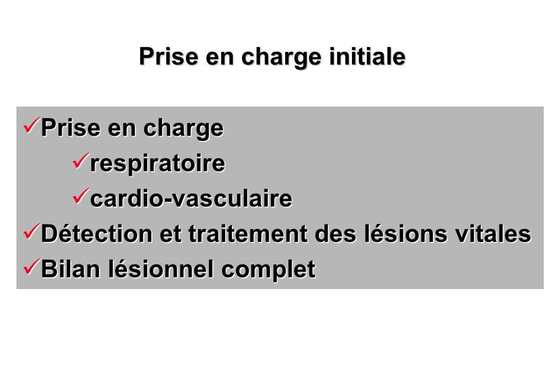 Prise en charge initiale