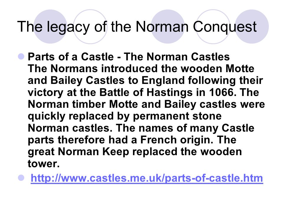 The legacy of the Norman Conquest
