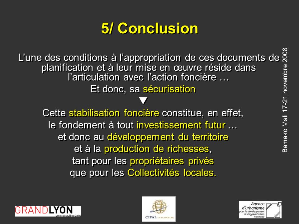 5/ Conclusion