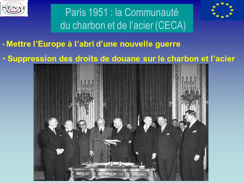 Paris 1951 : la Communauté du charbon et de l’acier (CECA)