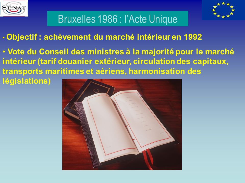 Bruxelles 1986 : l’Acte Unique