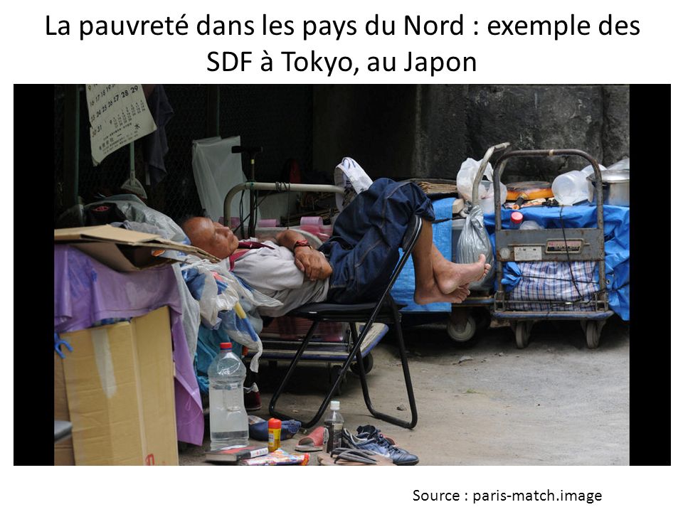 La pauvreté dans les pays du Nord : exemple des SDF à Tokyo, au Japon