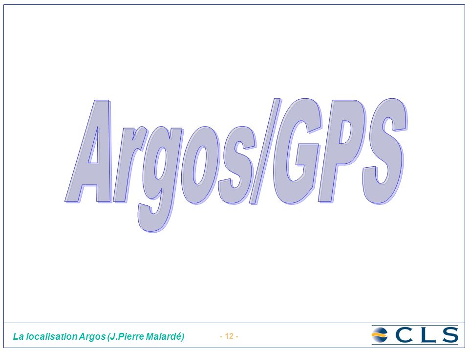 Argos/GPS
