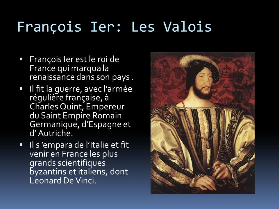 François Ier: Les Valois