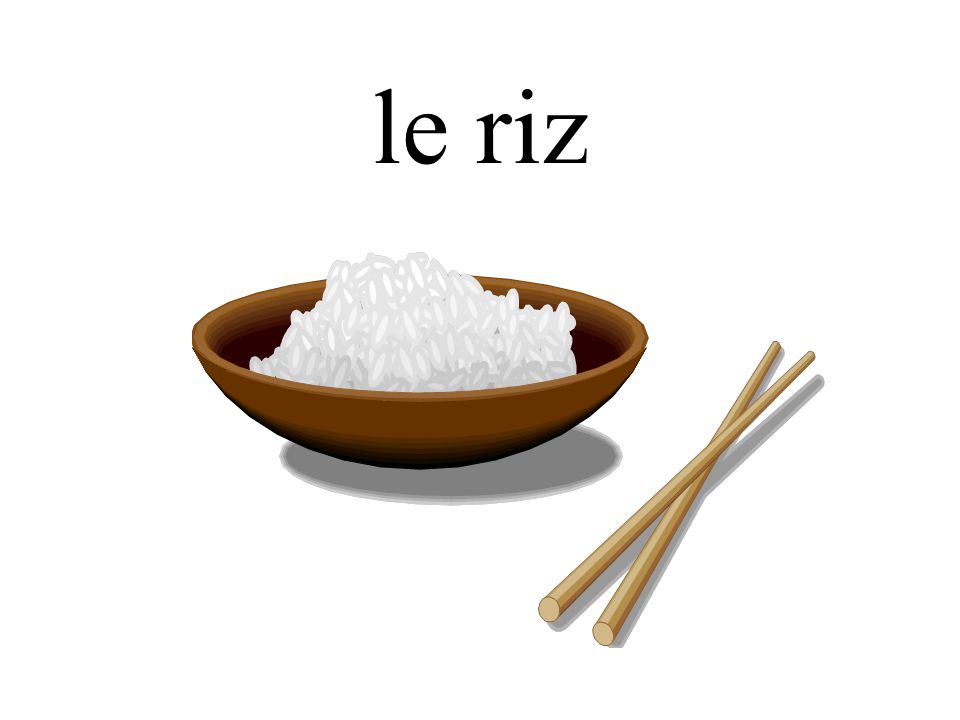 le riz