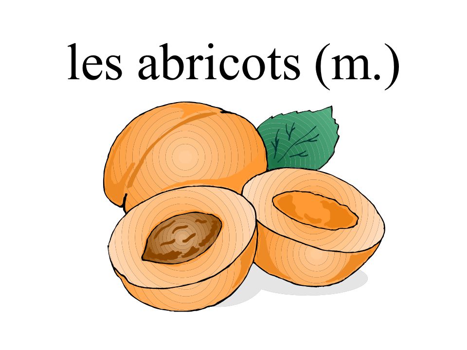 les abricots (m.)